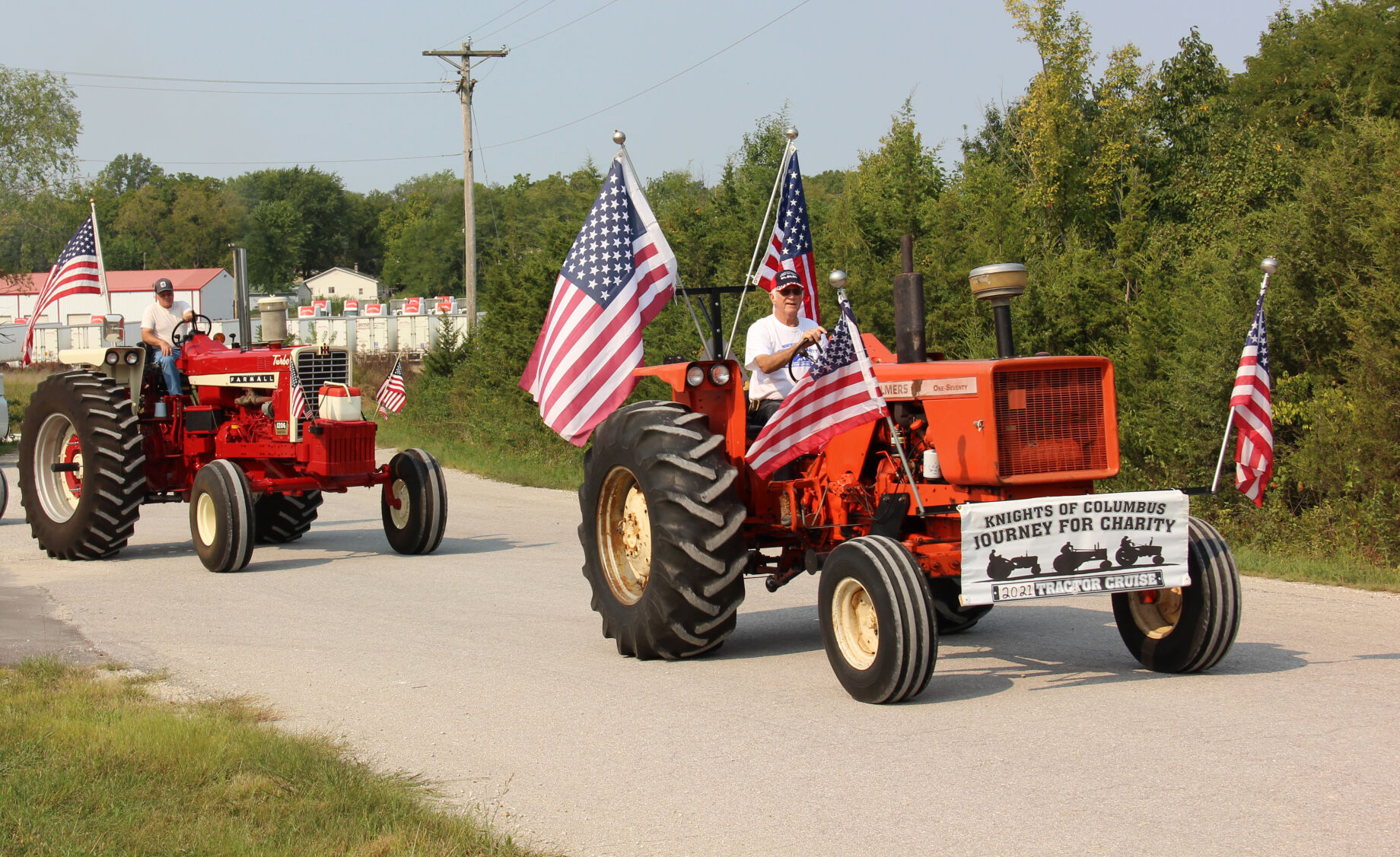 Tractors leave Ozark Die Casting